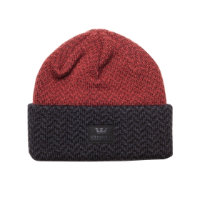 Supra HERRING BEANIE Hatt Tilbehør Svart/Rød | NO-99784